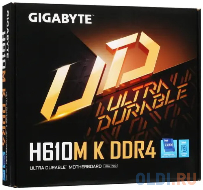 Материнская плата H610 S1700 MATX H610M K DDR4 2.0 GIGABYTE