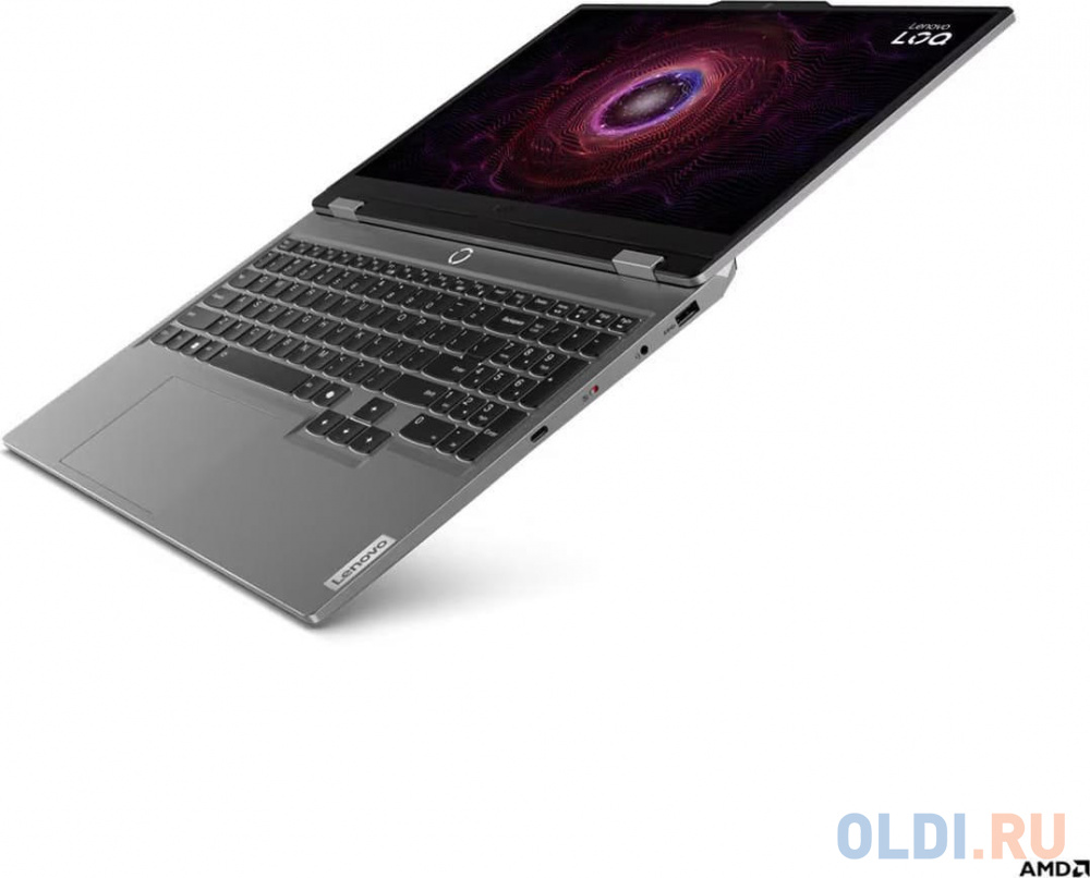 Ноутбук Lenovo LOQ 15ARP9 Ryzen 7 7435HS/16Gb/SSD512Gb/15.6&quot;/IPS/FHD/NoOs/grey (83JC005JRK)