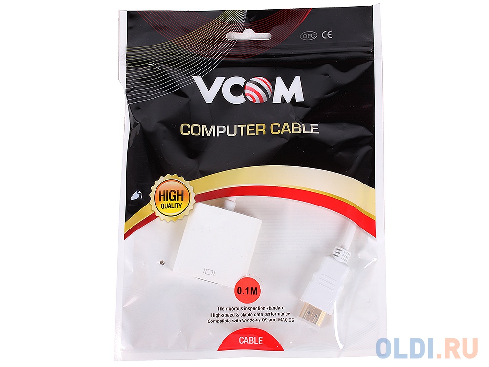 Переходник HDMI (M) - VGA (F), VCOM (CG558)