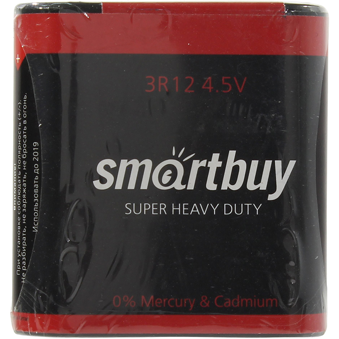Батарея Smartbuy 3R12/1S, 4.5V 1шт. (SBBZ-3R12-1S)