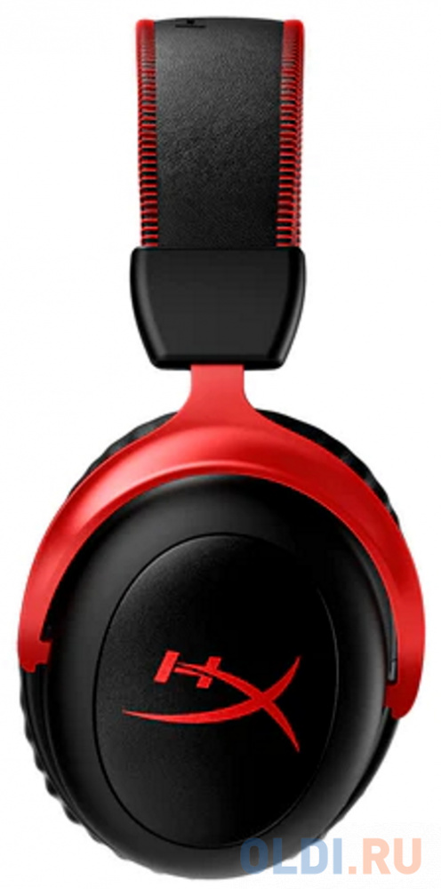 Игровая беспроводная гарнитура HyperX Cloud II Wireless (7.1, USB, блок управления, 53 мм, сменные амбушюры, 4P5K4AA/HHSC2X-BA-RD/G)