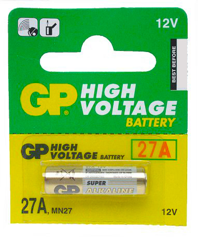 Батарейка GP Super Alkaline 27A MN27 (1шт.)