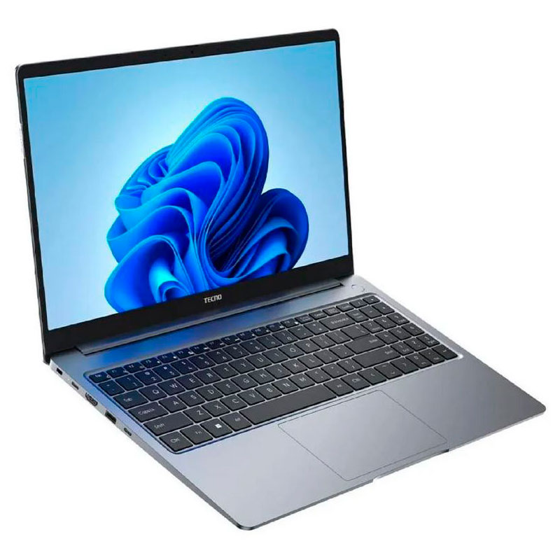 Ноутбук Tecno T1 16G + 512G Grey TCN-T1I5-12.D14.GR (Intel Core i5 12450H 2.5 Ghz/16384Mb/512Gb SSD/Intel Iris Xe Graphics/Wi-Fi/Bluetooth/Cam/14.1/1920x1080/DOS)