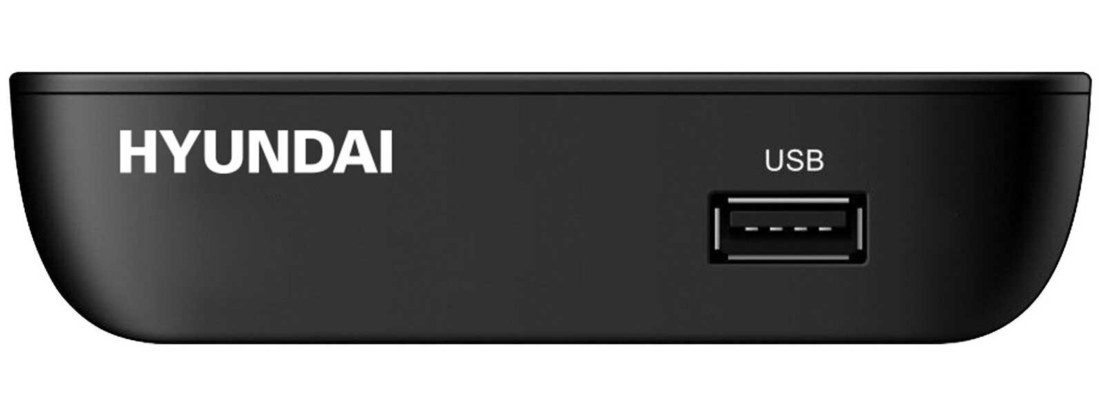 TV-тюнер DVB-T2 Hyundai H-DVB460, черный