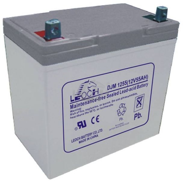 Аккумуляторная батарея для ИБП Leoch DJM1255, 12V, 55Ah