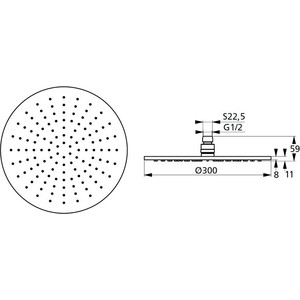 Верхний душ Ideal Standard Idealrain l1 (B9443AA) в Москвe