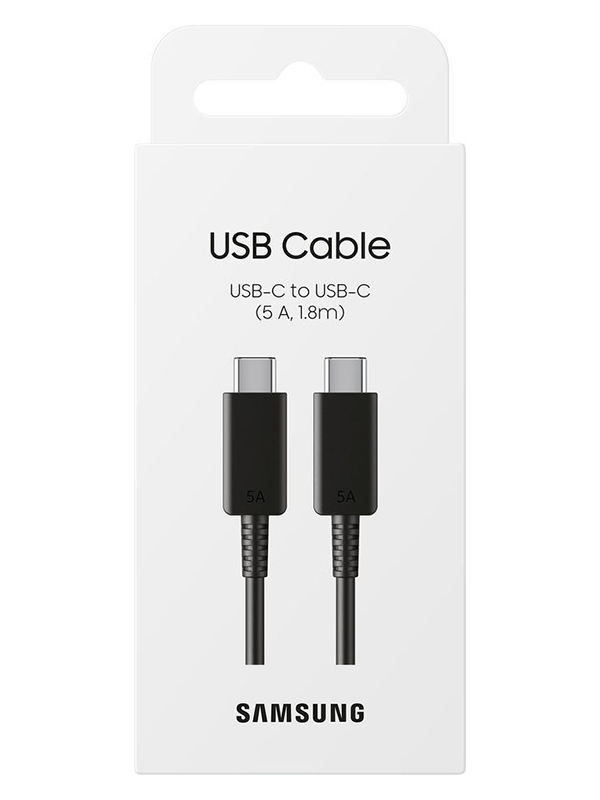 Аксессуар Samsung USB Type-C - USB Type-C 5A 1.8m Black EP-DX510JBEGEU