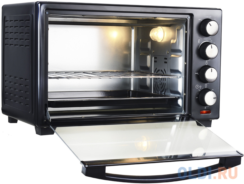 Мини-печь GFGril GFO-30B Convection Plus 30л. 1600Вт черный/серебристый в Москвe