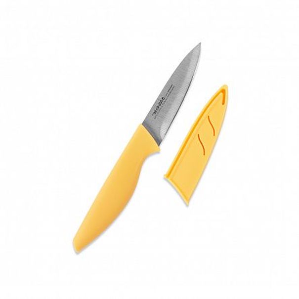 Нож для фруктов TANGERINE 9см, пластиковый чехол ATTRIBUTE KNIFE AKT004