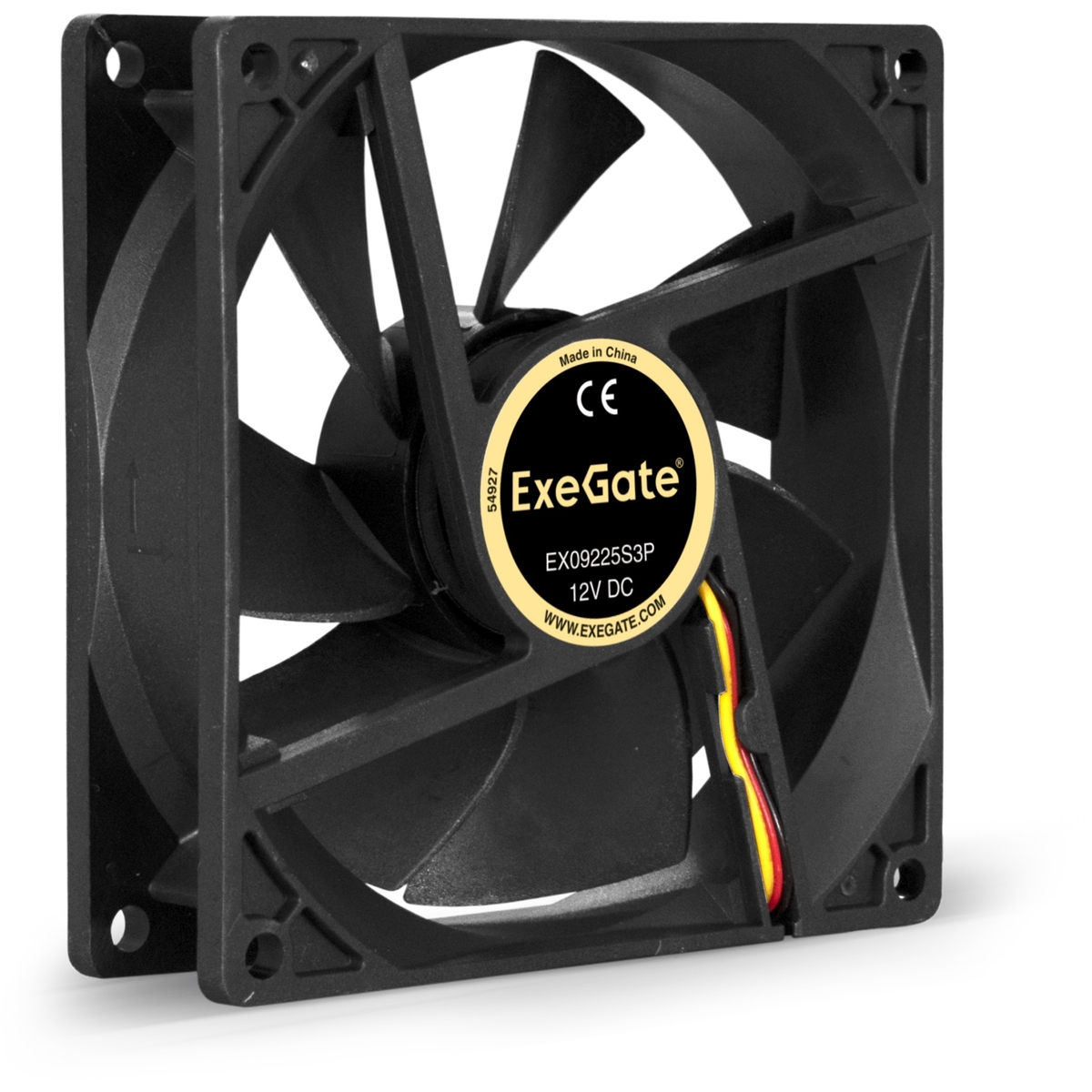 Вентилятор ExeGate 24DC EX09225S2P-24, 92 мм, 2700rpm, 33.9 дБ, 2-pin, 1шт (EX295208RUS)