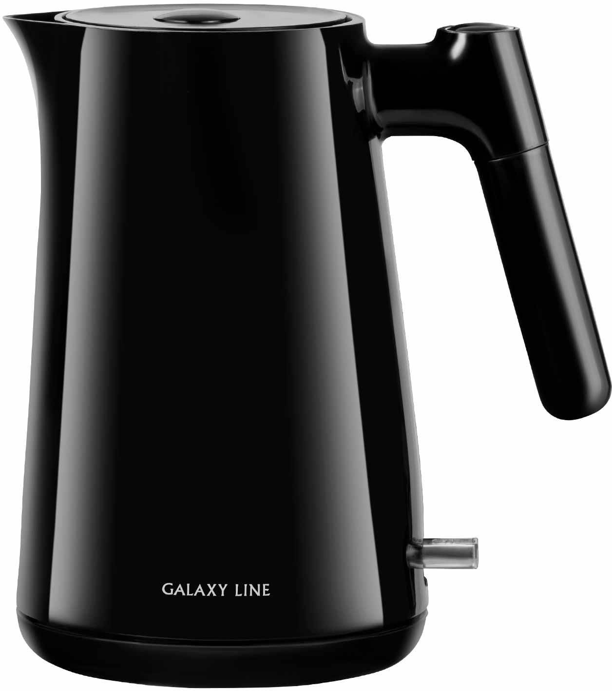 Чайник электрический Galaxy Line GL 0336 черный, пластик (ГЛ0336Л)