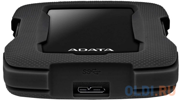 Внешний жесткий диск 1Tb Adata USB 3.1 AHD330-1TU31-CBK HD330 2.5" черный , вибродатчик