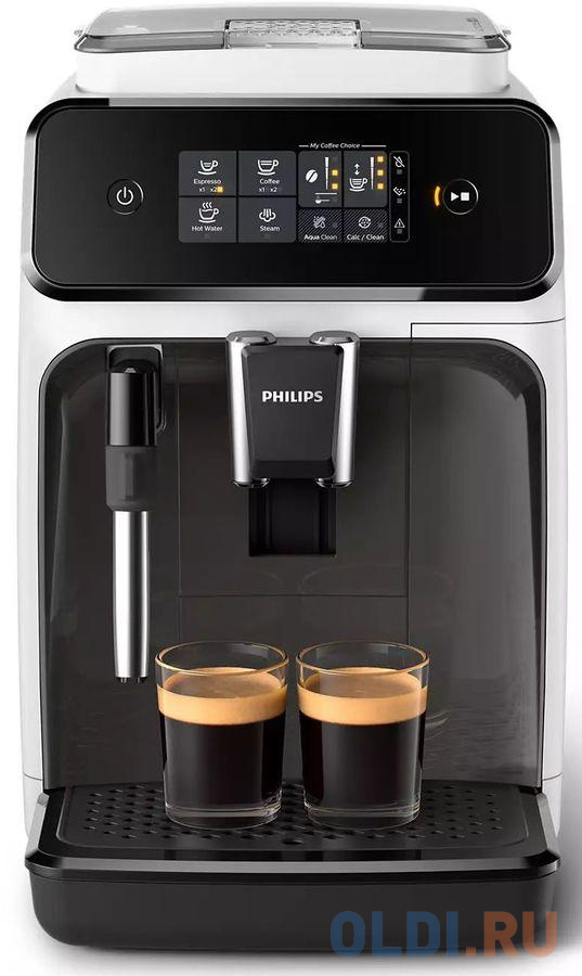 Кофемашина Philips Series 1200 1500 Вт черный белый в Москвe