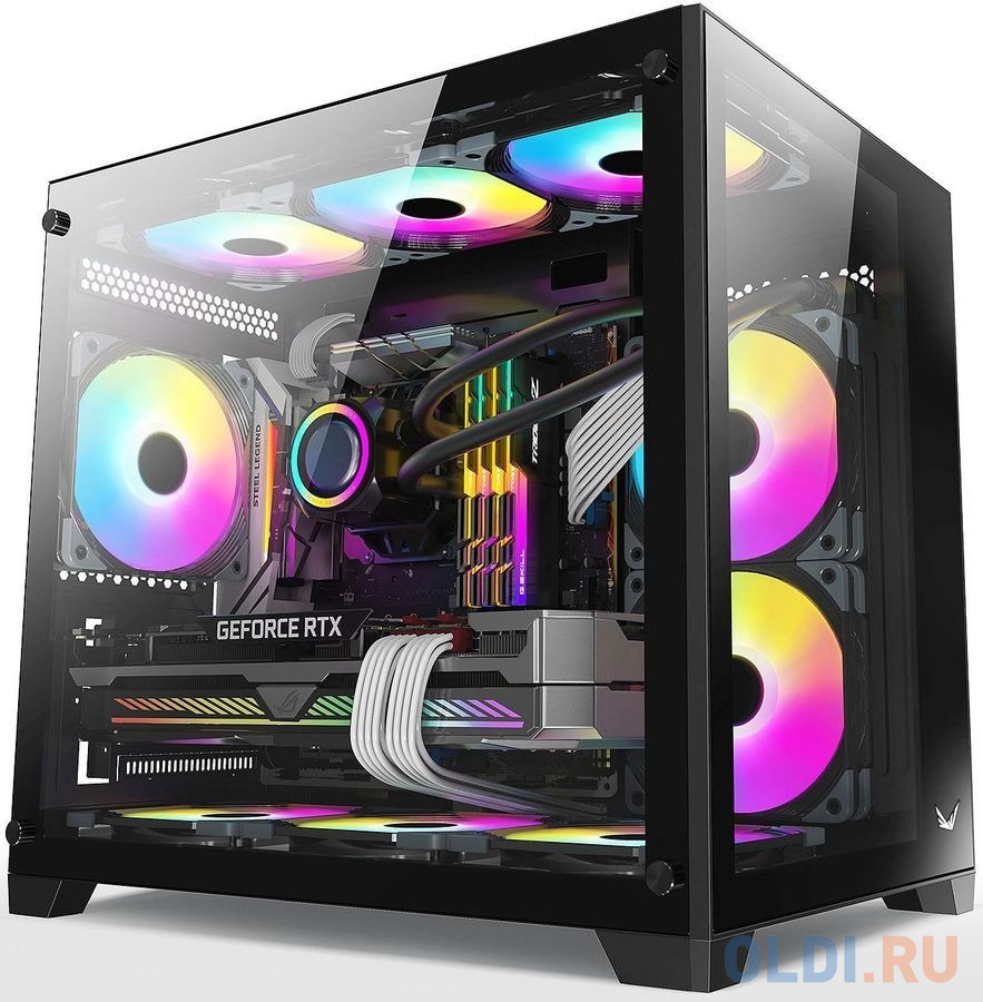 Корпус microATX Formula Crystal Z5 Без БП чёрный