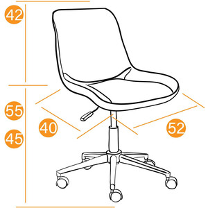 Компьютерное кресло TetChair Кресло STYLE флок , розовый, 137 в Москвe