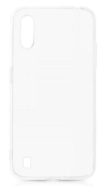 Чехол-накладка DF для смартфона Samsung Galaxy M01, силикон, супертонкий, прозрачный (DF sCase-101)