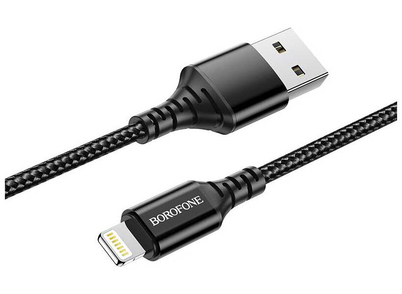 Кабель Borofone BX54 USB - Lightning 1m Black 6931474745798