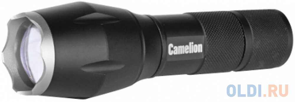 Camelion LED5136  (фонарь, черный,  LED XML-T6, ZOOM, 5 реж 3XLR03 в компл., алюм.,откр. блистер)