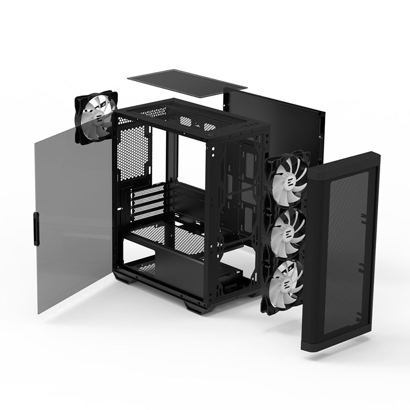 Корпус Zalman Minitower M4 Black без БП в Москвe