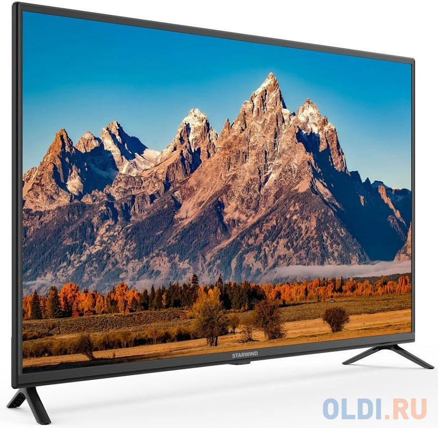 Телевизор 43" StarWind SW-LED43SG302 черный 1920x1080 60 Гц Smart TV Wi-Fi 3 х HDMI 2 х USB RJ-45 Bluetooth CI+ в Москвe