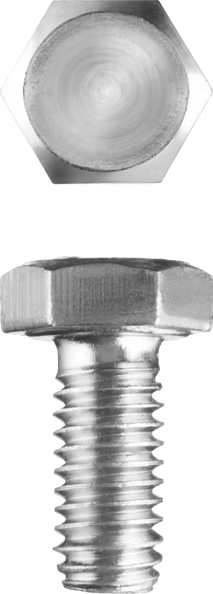Болт с шестигранной головкой (ГОСТ 7798-70) Зубр 303080-05-010, М5, 1 см, 933 DIN, 5 мм, оцинкованная сталь, 1959 шт., фасовка 5 кг (303080-05-010)
