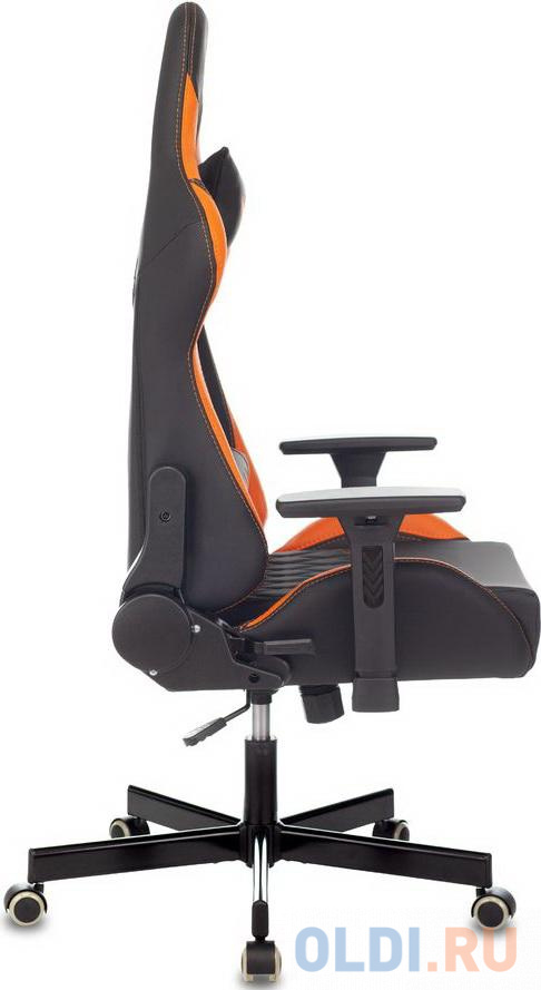 Кресло для геймеров Knight ARMOR чёрный оранжевый