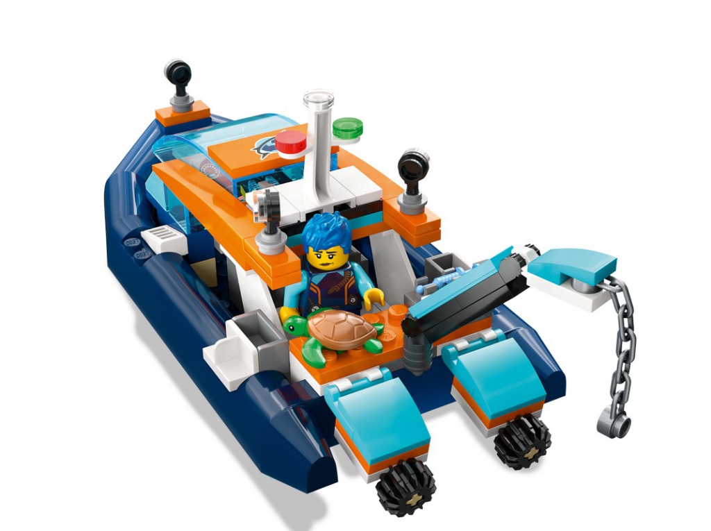 Конструктор Lego City Explorer Diving Boat 182 дет. 60377 в Москвe