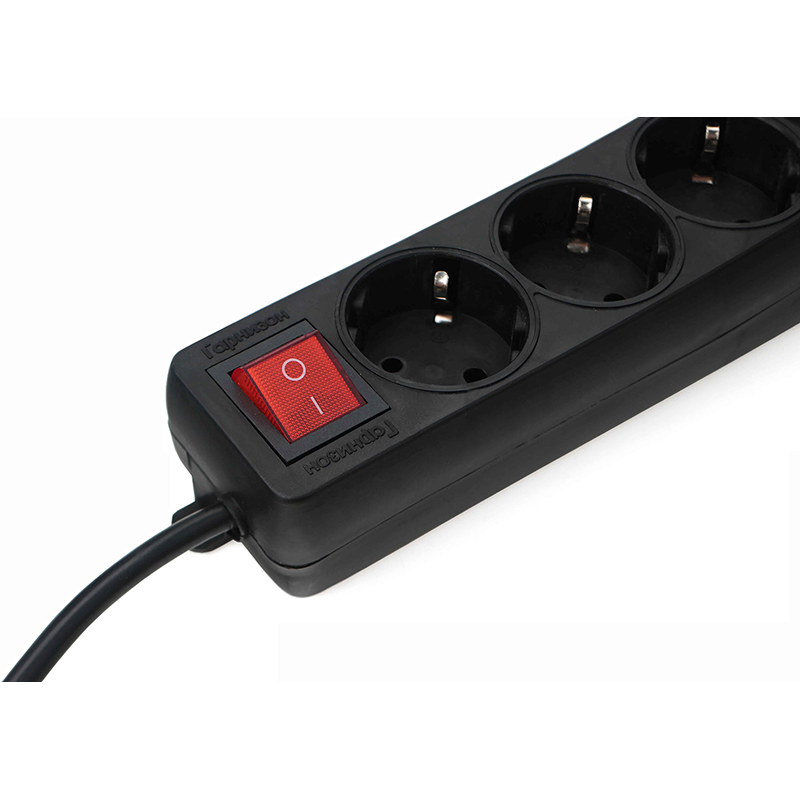 Удлинитель Гарнизон 4 Sockets 5m Black EL-NB-G4-B-5 в Москвe