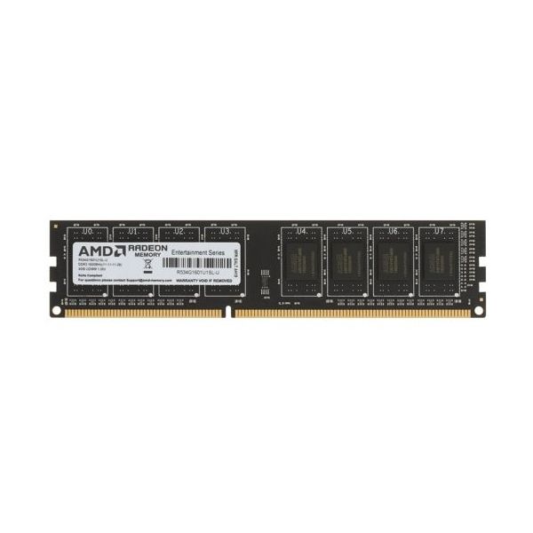 Память оперативная DDR-III AMD 4Gb 1600Mhz (R534G1601U1SL-U)