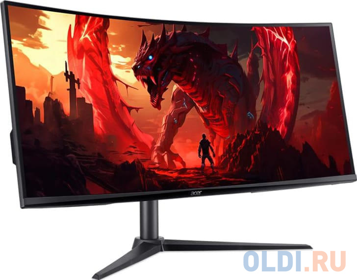 34'' ACER Nitro XZ342CUV3bmiiphx,ZeroFrame,Curved 1500R Black,21:9,VA,3440x1440,1ms,400cd,180Hz,2xHDMI(2.0)+1xDP(1.4)+SPK+Audio out,Speakers в Москвe