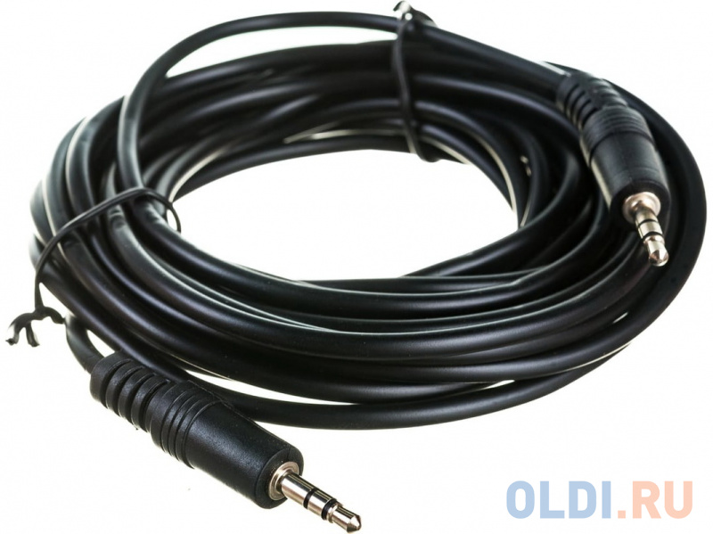 Кабель соединительный 5м Perfeo J2105 3.5 Jack (M) - 3.5 Jack (M) в Москвe