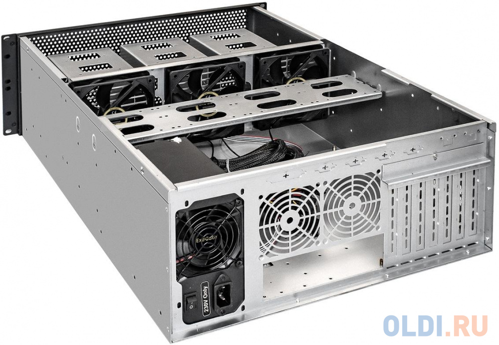 Серверный корпус ExeGate Pro 4U650-18 <RM 19", высота 4U, глубина 650, БП 1000RADS, USB>