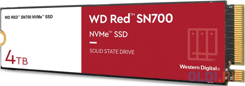 SSD жесткий диск M.2 2280 4TB RED WDS400T1R0C WDC