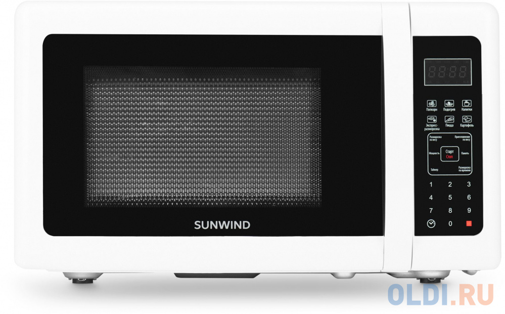 Микроволновая печь SunWind SUN-MW005, 700Вт, 20л, белый /черный в Москвe