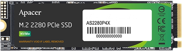 Накопитель SSD Apacer M.2 PCIE 1TB (AP1TBAS2280P4X-1) в Москвe