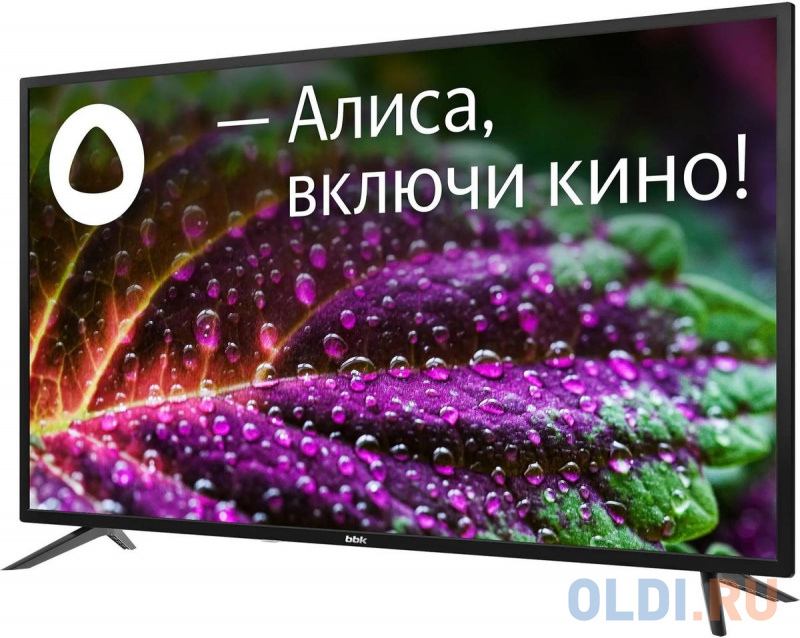 Телевизор LED BBK 40" 40LEX-7249/FTS2C (B) YaOS черный FULL HD 60Hz DVB-T2 DVB-C DVB-S2 USB WiFi Smart TV (RUS)