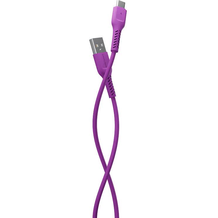 Дата-кабель More choice USB 2.0A для Type-C K16a TPE 1м (Purple) в Москвe