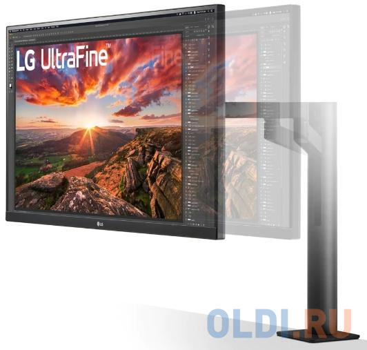 Монитор 27" LG 27UN880-B черный IPS 3840x2160 350 cd/m^2 5 ms (G-t-G) HDMI DisplayPort Аудио USB USB Type-C 27UN880-B.ARUZ