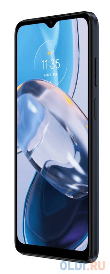 Смартфон Motorola XT2239-7 e22 32Gb 3Gb черный моноблок 3G 4G 6.5" 1600x720 Android 12 50Mpix 802.11 ac NFC GPS GSM900/1800 GSM1900 TouchSc Prote