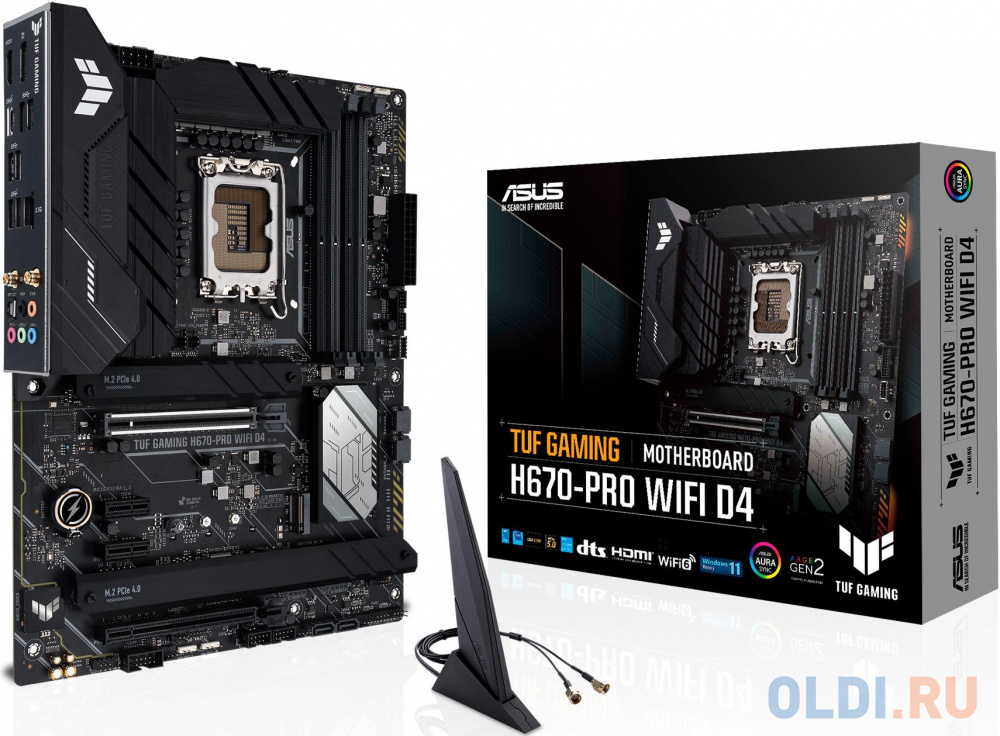 Материнская плата ASUS TUF GAMING H670-PRO WIFI D4