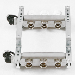 Коллекторная группа Uni-Fitt 1''х3/4'' 3 выходов с регулировочными и термостатическими вентилями (451I4303) в Москвe