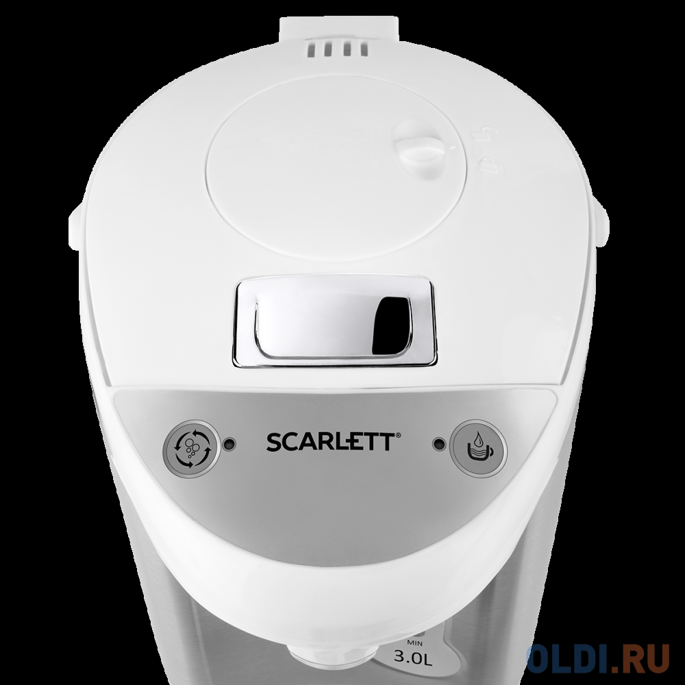 Термопот Scarlett SC-ET10D14 750 Вт белый 3 л нержавеющая сталь