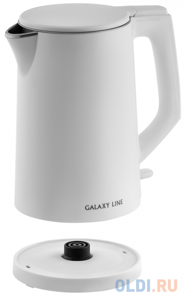 Чайник электрический GALAXY LINE GL 0353, 1800Вт, белый в Москвe