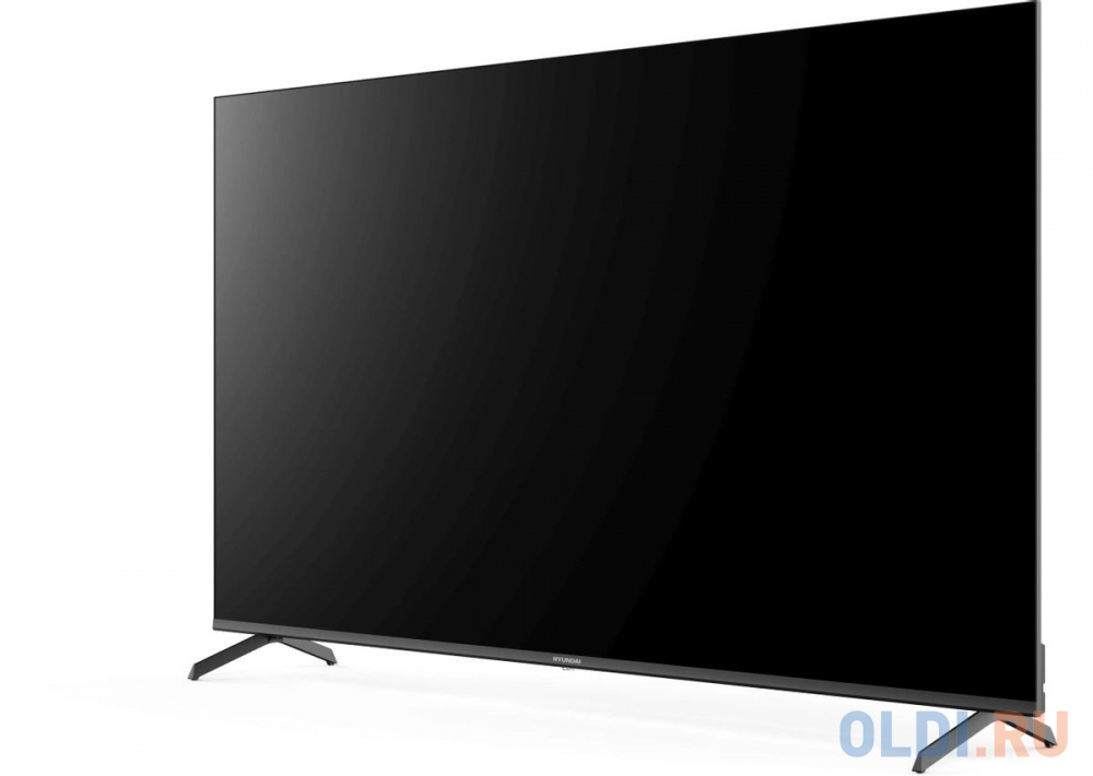 Телевизор LED Hyundai 65" H-LED65BU7009 Android TV Frameless Metal черный/черный 4K Ultra HD 60Hz DVB-T DVB-T2 DVB-C DVB-S DVB-S2 USB WiFi Smart в Москвe