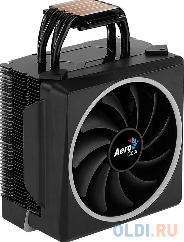 Cooler Aerocool Cylon 4 145W / ARGB / PWM / Intel 115*/775/2066/2011/AMD / Heat pipe 6mm x4 в Москвe