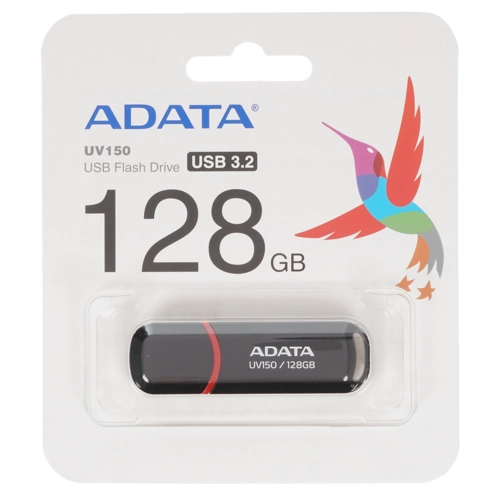 Флешка 128Gb USB 3.2 ADATA UV150, черный (AUV150-128G-RBK)
