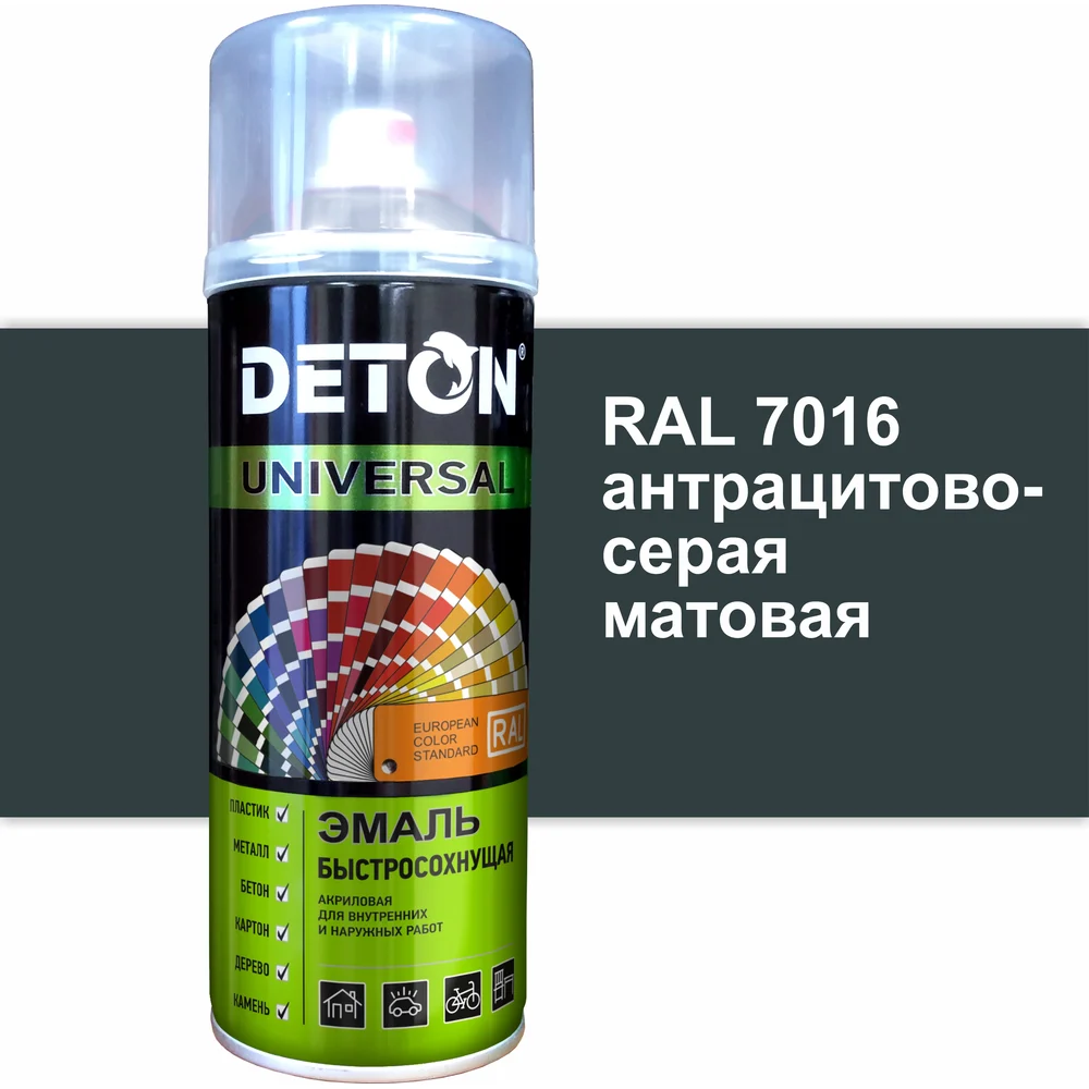 Быстросохнущая акриловая эмаль Deton