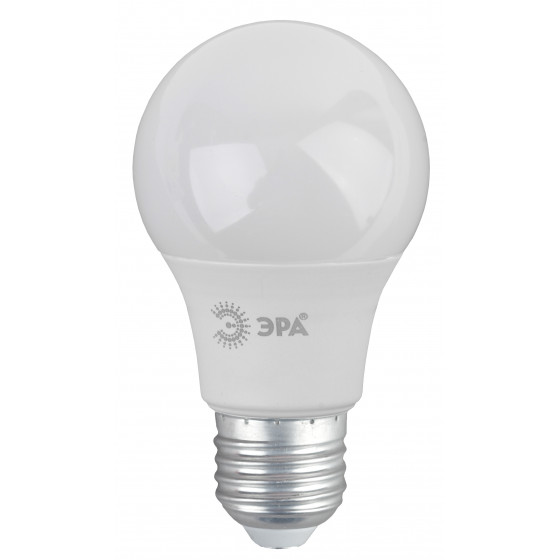 Лампа светодиодная E27 груша/A60, 15Вт, 6500K / холодно-белый, 1200лм, ЭРА LED A60-15W-865-E27 R (Б0046357)