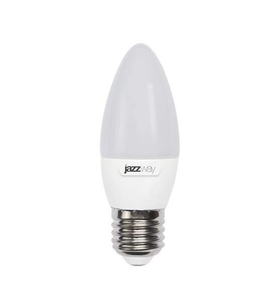 Лампа светодиодная PLED-SP C37 7Вт свеча 3000К тепл. бел. E27 530лм 230В JazzWay 1027825-2