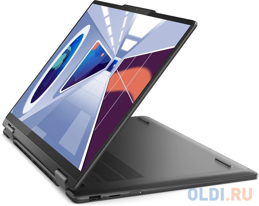 Ноутбук/ Lenovo Yoga Pro 7 14APH8 14.5"(3072x1920 IPS)/Touch/AMD Ryzen 7 7840HS(3.8Ghz)/16384Mb/1024SSDGb/noDVD/Ext:nVidia GeForce RTX4050(6144Mb